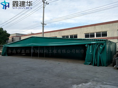 歷城區戶外倉儲推拉篷、工地遮陽棚與電動雨蓬批發訂制服務——紡織品遮篷應用解析